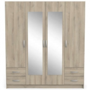 Conforama  Armoire 4 portes