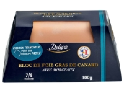 Lidl  Bloc de foie gras de canard avec morceaux