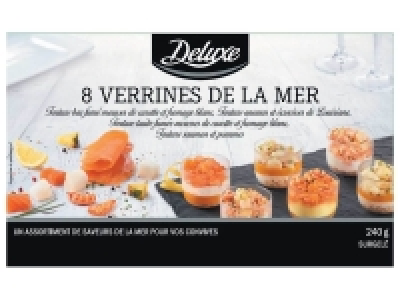 8 verrines de la mer 5.99 €