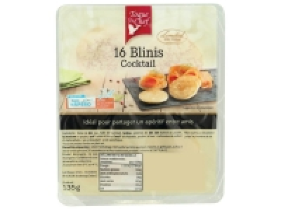 16 blinis cocktail 0.89 €