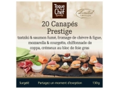 20 canapés prestige 5.79 €