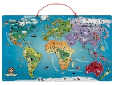 Carte du monde ou dEurope magnétique en bois 14.99 €