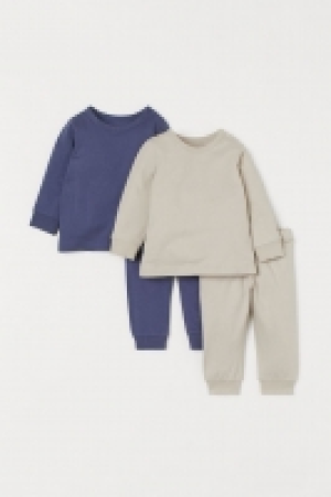 Lot de 2 pyjamas en coton 10.99 €