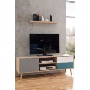 ARUBA Chêne, gris, bleu et blanc 159.99 €