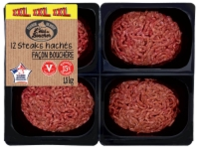 12 steaks hachés façon bouchère 8.33 €