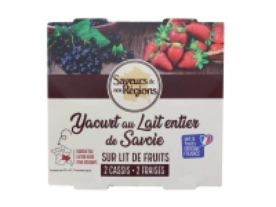 Yaourt au lait entier de Savoie sur lit de fruits 1.70 €