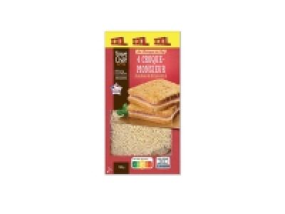 4 croque-monsieur à gratiner 2.65 €