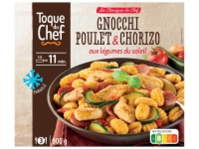 Poêlée de gnocchi poulet et chorizo 3.19 €