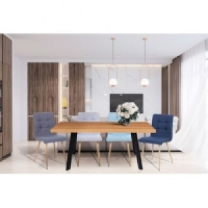 POKE Tissu simili lin bleu et gris 169.99 €