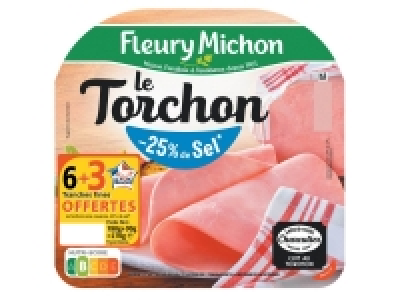 Fleury Michon jambon cuit supérieur Le Torchon 3.21 €