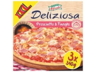 Lidl  Pizza jambon et champignons