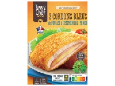 Lidl  2 cordons bleus de poulet