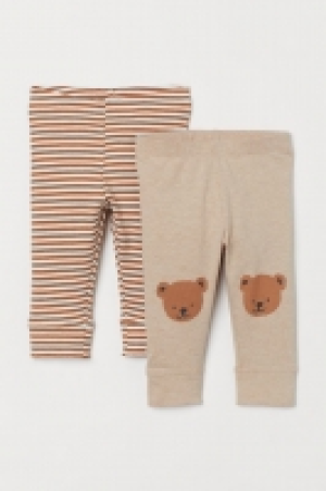 Lot de 2 leggings en coton 4.99 €