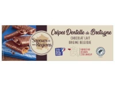 Crêpes dentelle chocolat lait