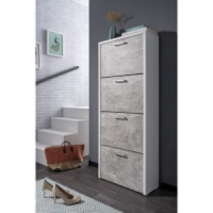 4 abattants BYBO Imitation béton et blanc 119.99 €