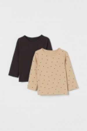 Lot de 2 T-shirts côtelés 4.99 €