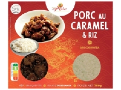 Porc au caramel et riz 4.59 €