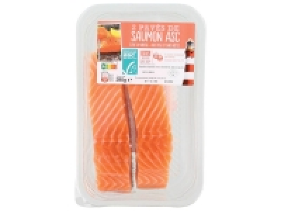 2 pavés de saumon ASC 4.29 €