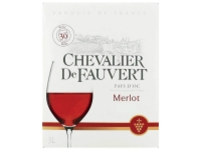 Lidl  Pays dOc Merlot BIB IGP Chevalier de Fauvert