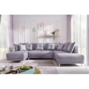 panoramique convertible avec coffre XXL LENA Gris clair 1,099.99 €