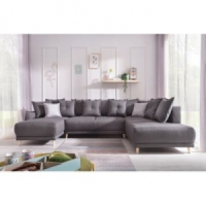 panoramique convertible avec coffre XXL LENA gris foncé 1,099.99 €
