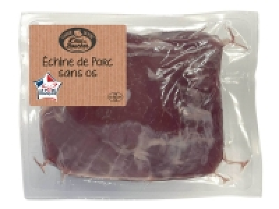 Échine de porc entière sans os