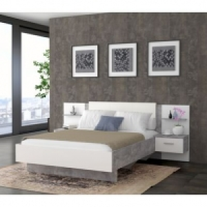 2 chevets suspendus Gris clair et blanc mat 259.99 €