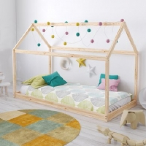  sommier inclus imitation chêne 99.99 €
