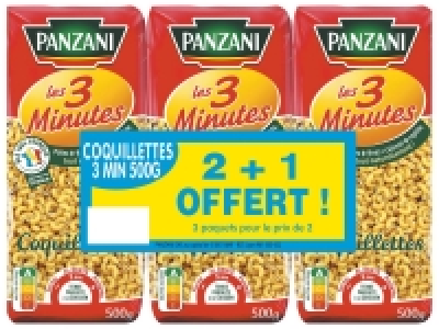 Panzani coquillettes cuisson rapide 2.14&nbsp;&euro;