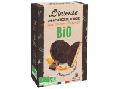Sablés chocolat noir aux écorces dorange Bio