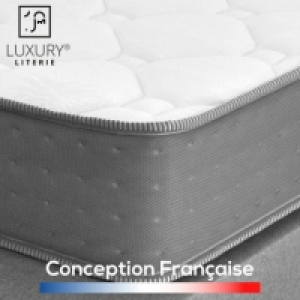 Matelas 140x190 cm zen suprême, mémoire de forme, 10 zones de confort,