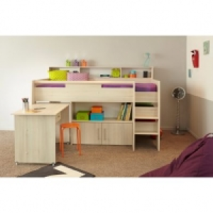 avec sommier acacia clair 389.99 €