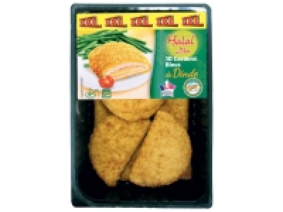 Lidl  10 cordons bleus de dinde halal