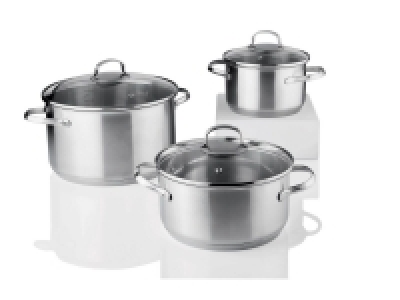 Casseroles en acier inoxydable 44.99 €