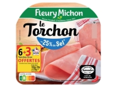 Fleury Michon jambon cuit supérieur Le Torchon 3.19 €