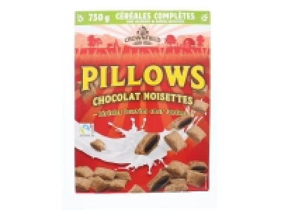 Céréales fourrées goût chocolat-noisettes