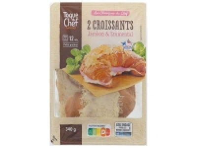Croissants jambon fromage 1.58 €