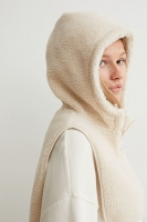HM  Capuche en tissu peluche