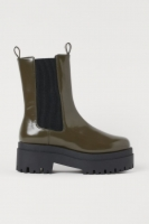 HM  Bottines Chelsea à plateau