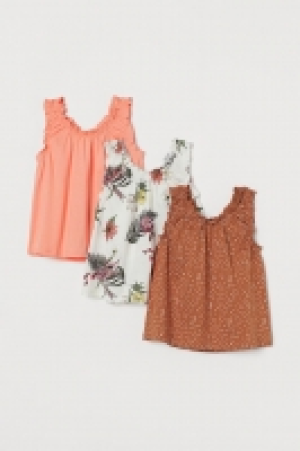 Lot de 3 débardeurs en coton 6.99 €