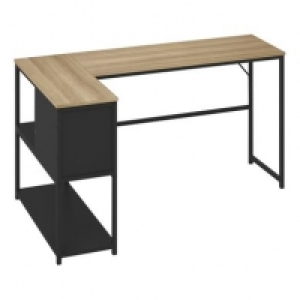 MILLENIUM imitation chêne et métal noir 129.99 €