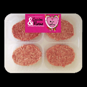 4 hachés au porc façon bouchère