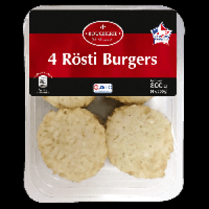 4 röstis burgers