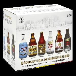 Coffret dégustation de bières belges