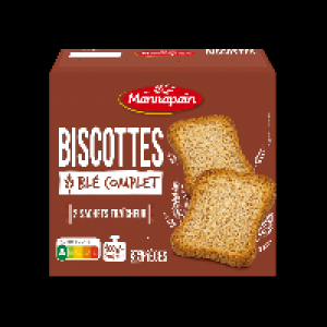 MANNAPAIN® Biscottes au blé complet