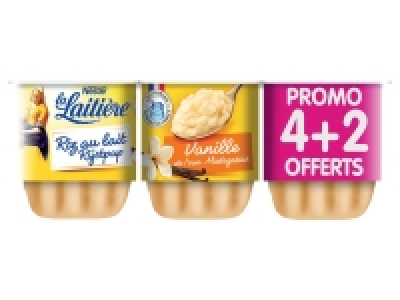 La Laitière riz au lait vanille 1.35 €