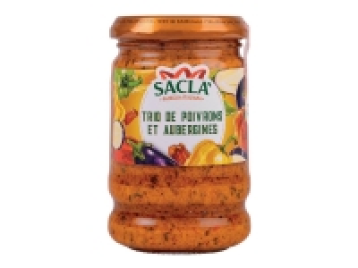 Sacla sauce trio de poivrons < aubergines 2.49 €