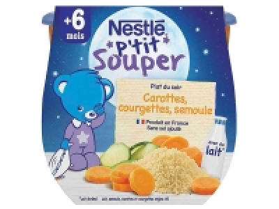 Lidl  Nestlé Ptit souper carottes, courgettes, semoule