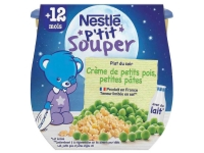 Nestlé Ptit souper crème de petits pois, petites pâtes