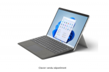 Darty  Microsoft Surface Pro 8 - i5/8/128 - Platine